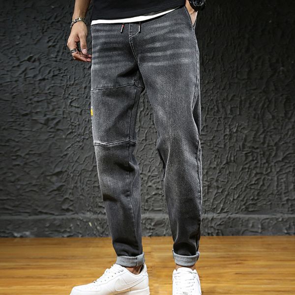 men's jeans men loose stretch harem pants autumn and winter plus size s-7xl denim small feet jean man, Blue 
men's jeans men loose stretch harem pants autumn and winter plus size s-7xl denim small feet jean man, Blue