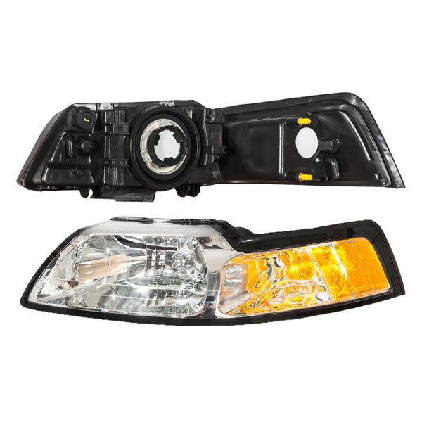 winsun 2pcs front left right car headlights for ford mustang 1999 to 2004 chrome housing clear lens
winsun 2pcs front left right car headlights for ford mustang 1999 to 2004 chrome housing clear lens