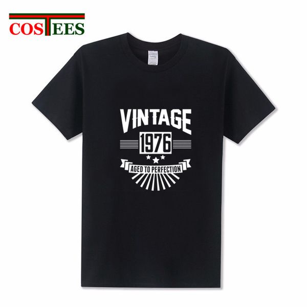 casual 2018 vintage 1976 aged to perfection t shirt men 42th birthday t-shirt fashion classic retro father's perfect gift tshirt
casual 2018 vintage 1976 aged to perfection t shirt men 42th birthday t-shirt fashion classic retro father's perfect gift tshirt