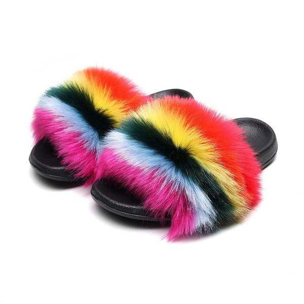 women's slippers fluffy plush shoes woman outdoor slides fashion female flat shoe summer fur sandals ladies slipper autumn 2020, Black
women's slippers fluffy plush shoes woman outdoor slides fashion female flat shoe summer fur sandals ladies slipper autumn 2020, Black