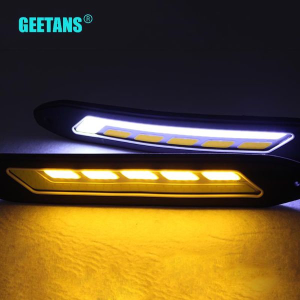 2x flexible waterproof white and yellow car head light led daytime running lights drl fog lights with turn signal light cob cj
2x flexible waterproof white and yellow car head light led daytime running lights drl fog lights with turn signal light cob cj