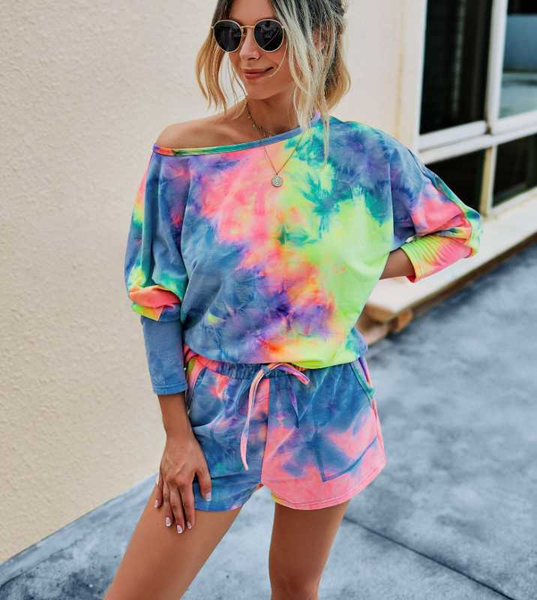 tie dye casual cotton women's suit fashion o-neck loose hooded suit home style sports autumn 2020 new style wholesale, Gray
tie dye casual cotton women's suit fashion o-neck loose hooded suit home style sports autumn 2020 new style wholesale, Gray