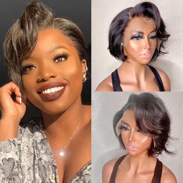 ombre blonde pixie cut wig 360 lace front human hair wigs 180% brazilian remy 13x4 straight short bob pre plucked natural black, Black;brown
ombre blonde pixie cut wig 360 lace front human hair wigs 180% brazilian remy 13x4 straight short bob pre plucked natural black, Black;brown