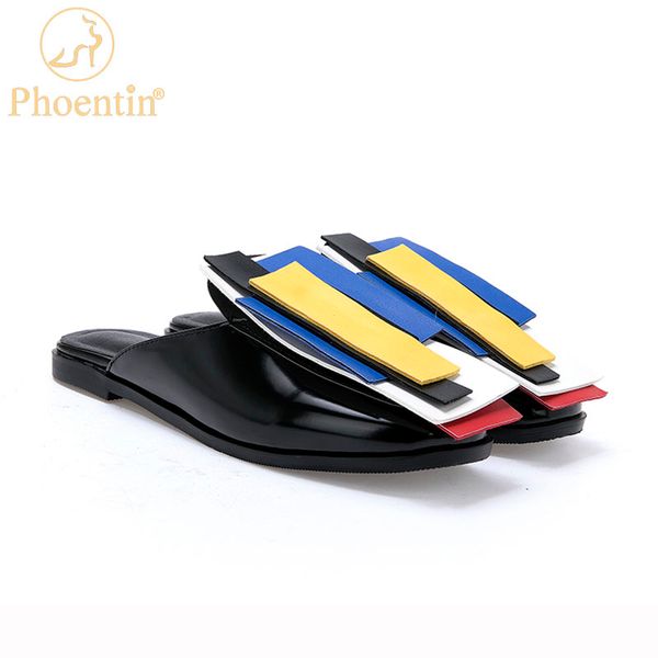 slippers phoentin bohemian mules colorful for woman low heel shoes ladies fashion outdoor slipper 2021 summer ft1071, Black
slippers phoentin bohemian mules colorful for woman low heel shoes ladies fashion outdoor slipper 2021 summer ft1071, Black