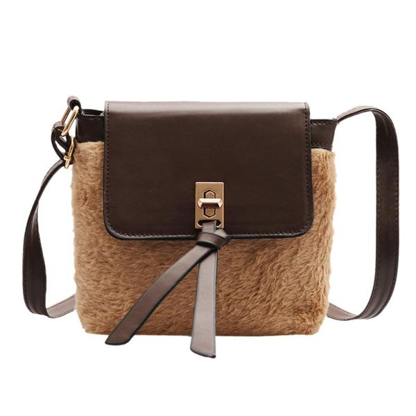 casual crossbody bag women plush leather splicing shoulder messenger handbags durable casual female lady supplies
casual crossbody bag women plush leather splicing shoulder messenger handbags durable casual female lady supplies