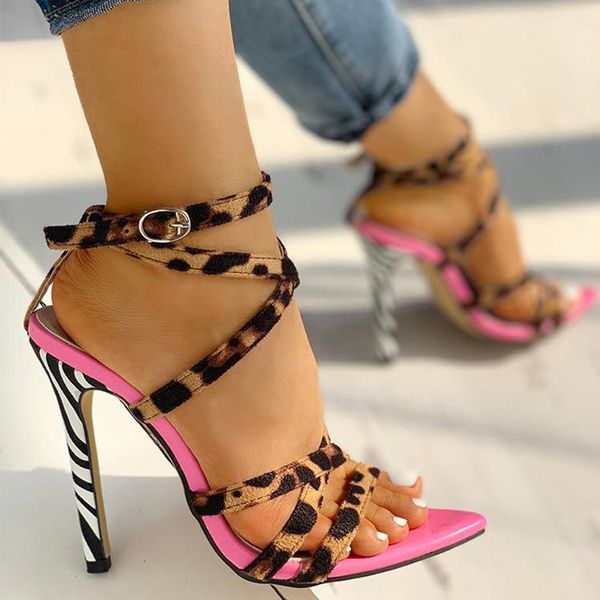 summer high heels women sandals leopard open pointed toe ladies pumps gladiator stiletto cross strappy party wedding shoes, Black
summer high heels women sandals leopard open pointed toe ladies pumps gladiator stiletto cross strappy party wedding shoes, Black