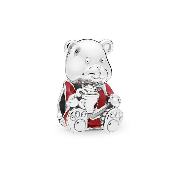 authentic ale 925 sterling silver 2020 christmas teddy bear charms beads with red & white enamel fit pandora bracelet for diy jewelry making, Black
authentic ale 925 sterling silver 2020 christmas teddy bear charms beads with red & white enamel fit pandora bracelet for diy jewelry making, Black