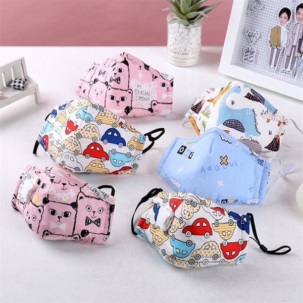 2020 kids face mask cartoon print anti dust face masks with filter breather valve boys girls cotton protective mask washable masks 4 colors
2020 kids face mask cartoon print anti dust face masks with filter breather valve boys girls cotton protective mask washable masks 4 colors