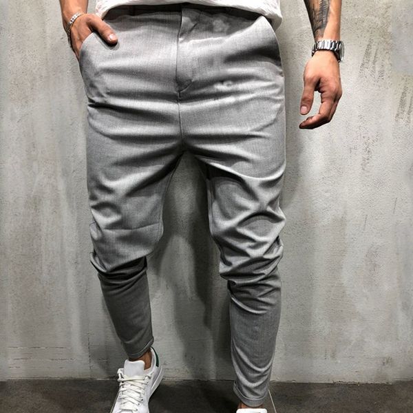 men's pants men casual spring autumn male solid color pocket trousers fashion zipper elastic waist long hip hop streetwear, Black
men's pants men casual spring autumn male solid color pocket trousers fashion zipper elastic waist long hip hop streetwear, Black