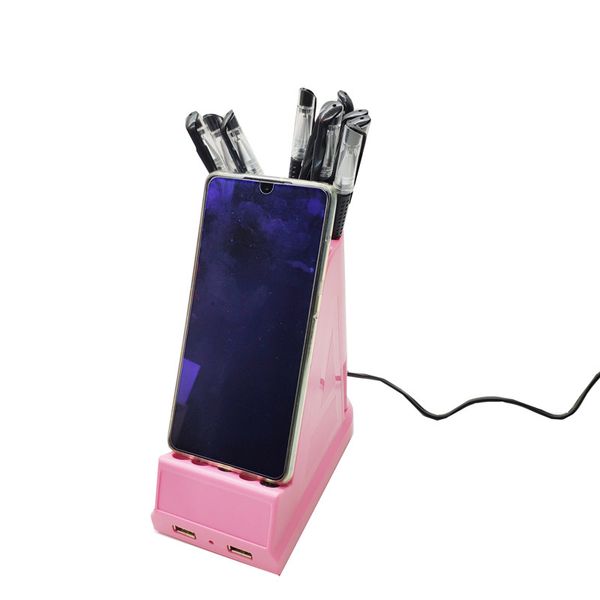 deskmulti-function phone wireless charger with usb charging port 3 types of magnetic suction charging connection with pen container
deskmulti-function phone wireless charger with usb charging port 3 types of magnetic suction charging connection with pen container