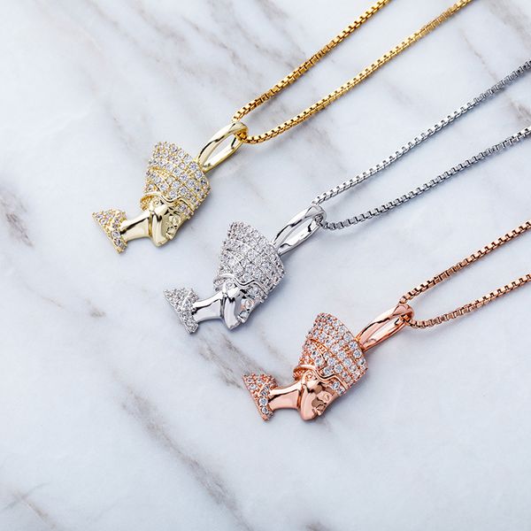 full diamond women head design hip hop pendant necklace copper with ice out zircons pendant necklace for men, Silver
full diamond women head design hip hop pendant necklace copper with ice out zircons pendant necklace for men, Silver