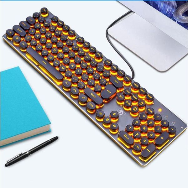 cgjxskeyboard k100 steampunk retro keycap usb wired glowing backlit gaming mechanical keyboard 104 keys keypad for lapcomputer t190627
cgjxskeyboard k100 steampunk retro keycap usb wired glowing backlit gaming mechanical keyboard 104 keys keypad for lapcomputer t190627