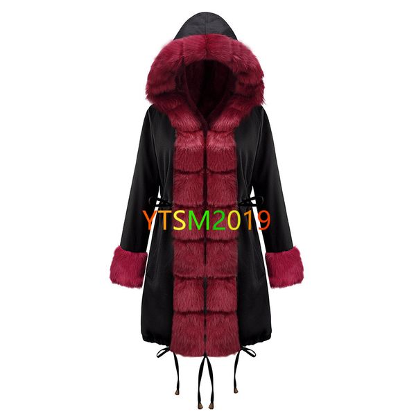 hooded fur collar cotton jacket women's winter jacket outdoor warm feather warm clothing outerwear down wear, Black
hooded fur collar cotton jacket women's winter jacket outdoor warm feather warm clothing outerwear down wear, Black