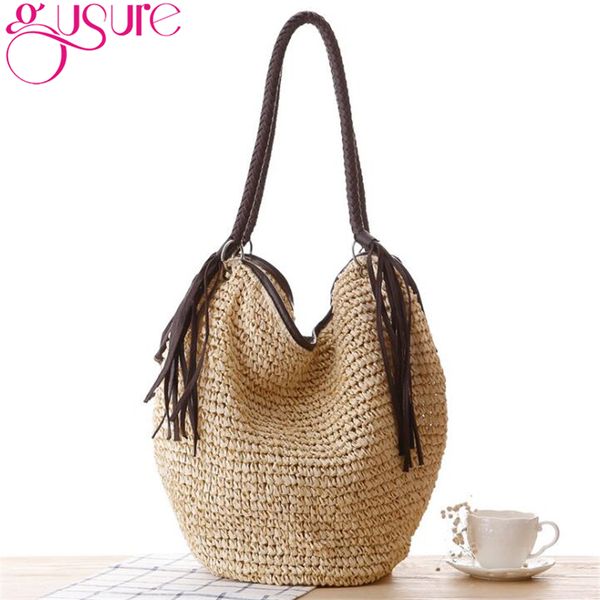 gusure big straw beach bags women handbags summer fashion female 2020 casual women's bags shoulder bag tassel zipper bolsas
gusure big straw beach bags women handbags summer fashion female 2020 casual women's bags shoulder bag tassel zipper bolsas