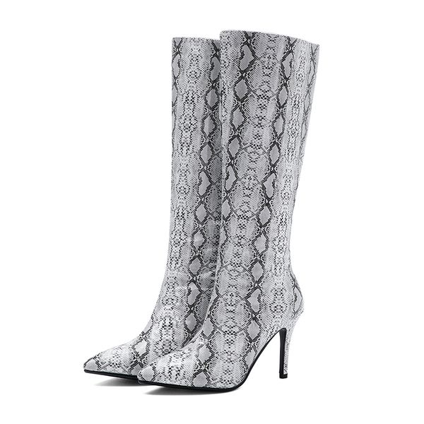 boots lucyever women snakeskin thin heels knee high pointed toe autumn winter shoes woman long plus size, Black
boots lucyever women snakeskin thin heels knee high pointed toe autumn winter shoes woman long plus size, Black