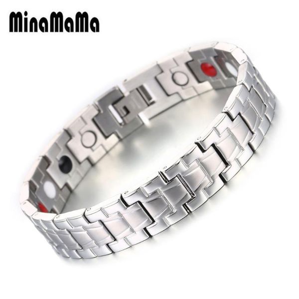 fashionhealth energy bracelet silver color stainless steel chain magnetic germanium bracelet for woman men health jewelry, Black
fashionhealth energy bracelet silver color stainless steel chain magnetic germanium bracelet for woman men health jewelry, Black