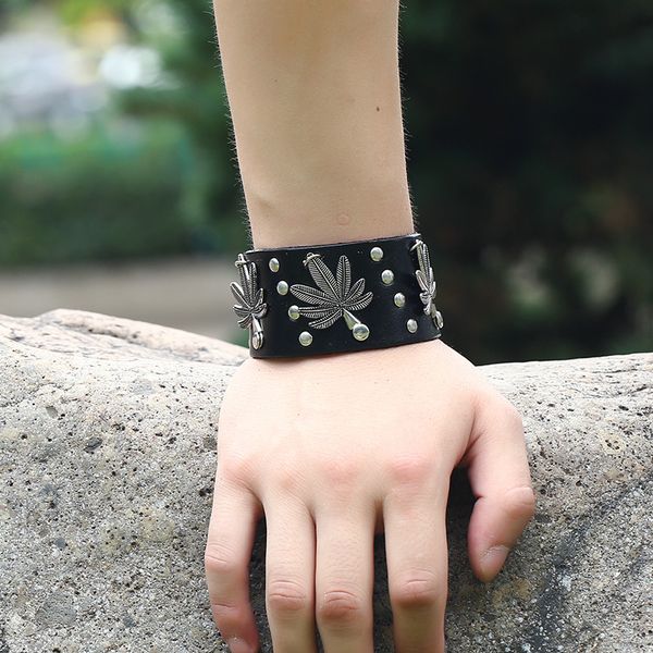 jewelry rivets black/coffee real genuine cowhide leather adjustable wrap wristband punk bracelets & bangles, Golden;silver
jewelry rivets black/coffee real genuine cowhide leather adjustable wrap wristband punk bracelets & bangles, Golden;silver