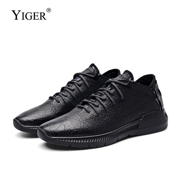yiger new men's sports shoes genuine leather man casual slip-on shoes spring cow leather male leisure pure black 0264
yiger new men's sports shoes genuine leather man casual slip-on shoes spring cow leather male leisure pure black 0264