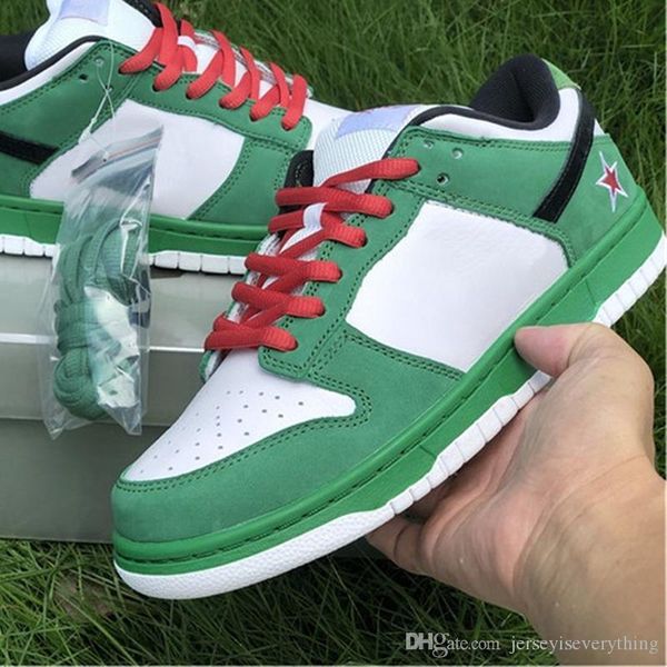 new dunk sb low pro heineken running shoes men women green white red sports skateboard sneakers mens athletic trainers 36-45
new dunk sb low pro heineken running shoes men women green white red sports skateboard sneakers mens athletic trainers 36-45