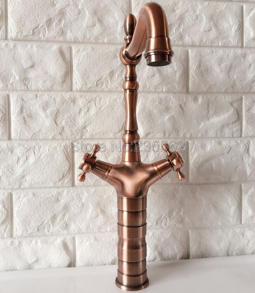 bathroom sink faucets antique red copper swivel spout kitchen faucet single hole deck mounted double cross handle basin lrg057
bathroom sink faucets antique red copper swivel spout kitchen faucet single hole deck mounted double cross handle basin lrg057