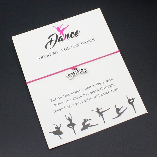 Custom-Christmas Gift Infinity Love Dance Ballet Dancer Dancing Charm Adjustable Bracelets Greeting cards Jewelry With Card, Golden;silver
Custom-Christmas Gift Infinity Love Dance Ballet Dancer Dancing Charm Adjustable Bracelets Greeting cards Jewelry With Card, Golden;silver