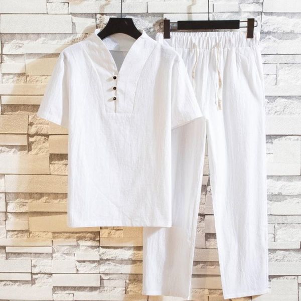 men's tracksuits feitong soft cotton linen sets men baggy pocket short sleeve retro solid white shirts pant hawaiian shirt beach suit, Gray
men's tracksuits feitong soft cotton linen sets men baggy pocket short sleeve retro solid white shirts pant hawaiian shirt beach suit, Gray