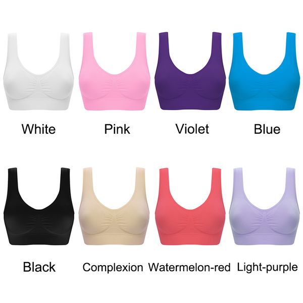 высокие нажмите бюстгальтер плюс размер bras женщина bra top проложенного wireless brassiere top dog88, White;black
высокие нажмите бюстгальтер плюс размер bras женщина bra top проложенного wireless brassiere top dog88, White;black