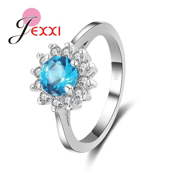 sea blue round rhinestone rings for women 925 sterling silver anniversary ring jewelry gift for wedding anel, Golden;silver
sea blue round rhinestone rings for women 925 sterling silver anniversary ring jewelry gift for wedding anel, Golden;silver