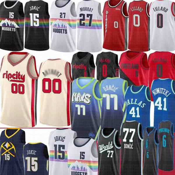 damian 0 lillard carmelo 00 anthony portlandtrailblazer 77 doncic jamal 27 murray luka justin 41 jackson basketball jerseys, Black;red 
damian 0 lillard carmelo 00 anthony portlandtrailblazer 77 doncic jamal 27 murray luka justin 41 jackson basketball jerseys, Black;red