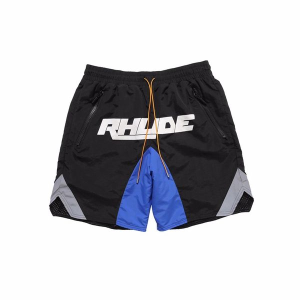 20ss Fashion Summer USA Rhude Patchwork 3M Reflective Nylon String Shorts Women Men High Street Middle Pants Jogging Shorts
20ss Fashion Summer USA Rhude Patchwork 3M Reflective Nylon String Shorts Women Men High Street Middle Pants Jogging Shorts