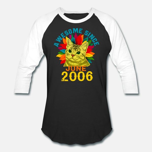 13th birthday gift awesome since june 2006 t shirt men printing cotton o-neck gents fit comfortable summer leisure shirt
13th birthday gift awesome since june 2006 t shirt men printing cotton o-neck gents fit comfortable summer leisure shirt