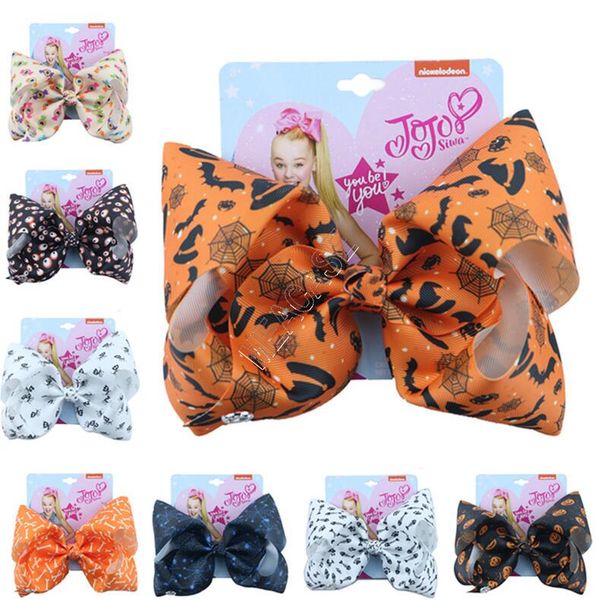 8inch jojo siwa hair bows hairpin big bowknots barrettes halloween pumpkin spider ghost hair clip headdress hair accessories props d82707, Slivery;white
8inch jojo siwa hair bows hairpin big bowknots barrettes halloween pumpkin spider ghost hair clip headdress hair accessories props d82707, Slivery;white