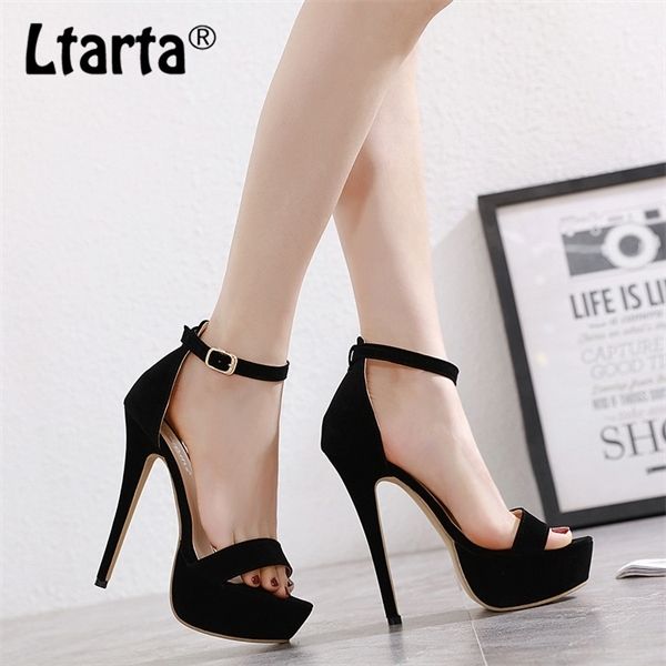 ltarta 35-42 large size women cover heels sandals classic word fine high heels fish toe sandals jxq 0925, Black
ltarta 35-42 large size women cover heels sandals classic word fine high heels fish toe sandals jxq 0925, Black