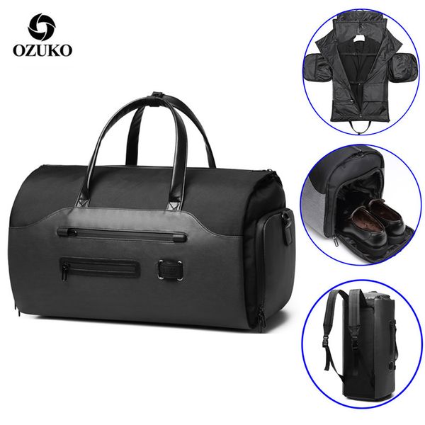 ozuko travel bag multifunction men suit storage large capacity luggage handbag male waterproof travel duffel bag shoes pocket 200921
ozuko travel bag multifunction men suit storage large capacity luggage handbag male waterproof travel duffel bag shoes pocket 200921