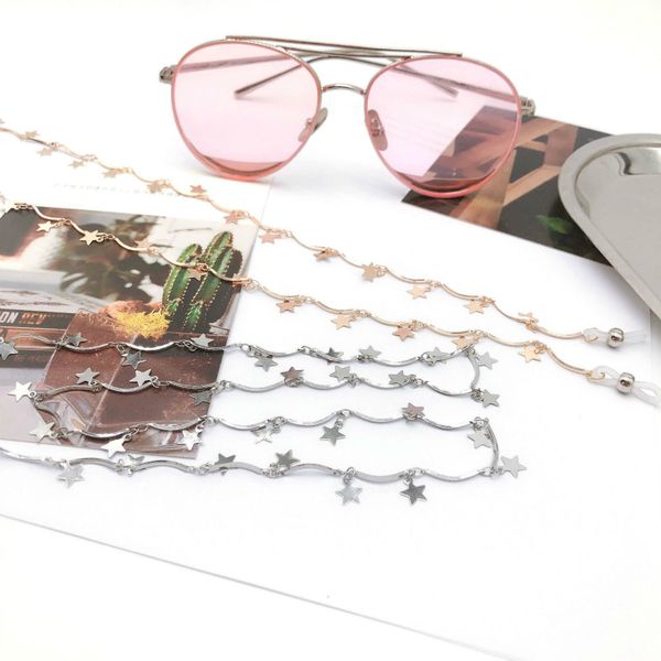 women new fashion star sunglasses chains casual eyewears cord holder neck strap reading glasses lanyard spectacles cords female, Silver
women new fashion star sunglasses chains casual eyewears cord holder neck strap reading glasses lanyard spectacles cords female, Silver