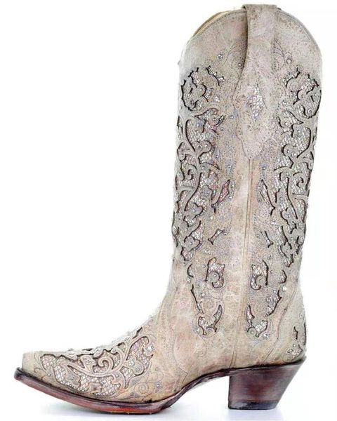 mobetty 2020 women new fashion cowboy boots design soft party shoes for women glitter boots middle heel cool british crystal pu, Black
mobetty 2020 women new fashion cowboy boots design soft party shoes for women glitter boots middle heel cool british crystal pu, Black
