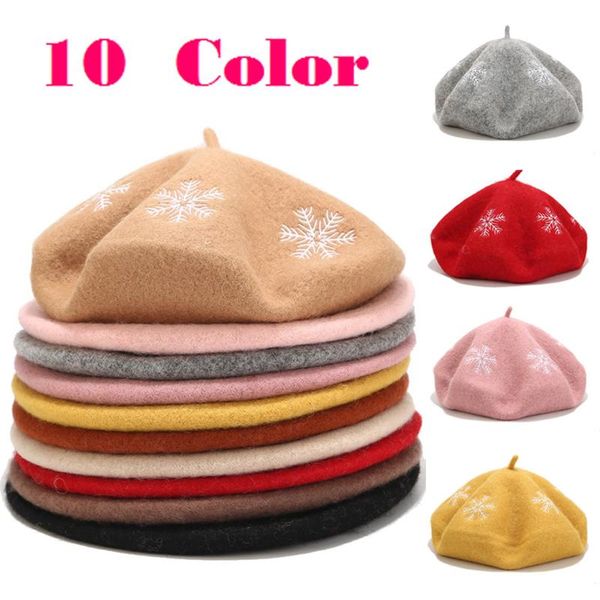 winter 2020 fashion women's snowflake embroidery lovely vintage painter hat beret hat cap dropshipping ins wind fashion style, Blue;gray
winter 2020 fashion women's snowflake embroidery lovely vintage painter hat beret hat cap dropshipping ins wind fashion style, Blue;gray