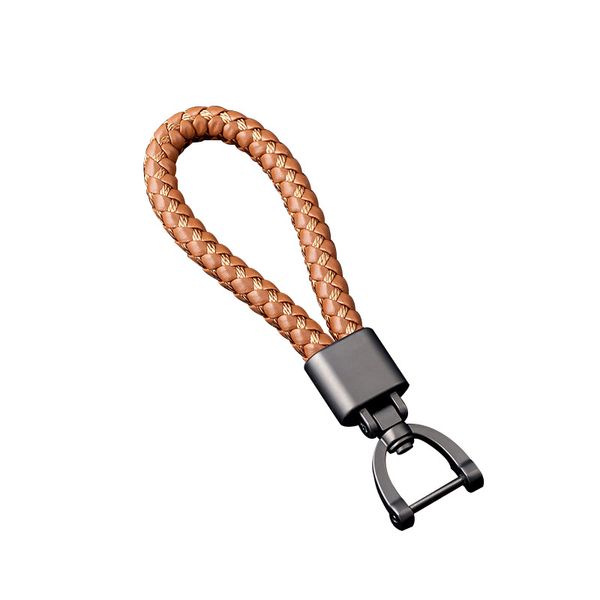 high-grade hand woven leather car keychain 360 degree rotating horseshoe buckle jewelry key rings holder genuine bag pendant, Silver
high-grade hand woven leather car keychain 360 degree rotating horseshoe buckle jewelry key rings holder genuine bag pendant, Silver