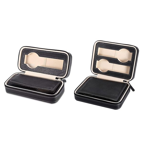 2рс 2 сетки кожа pu путешествия часы случай хранения zipper наручные часы box организатор (черный) (black-4 шлицы, Black;blue
2рс 2 сетки кожа pu путешествия часы случай хранения zipper наручные часы box организатор (черный) (black-4 шлицы, Black;blue
