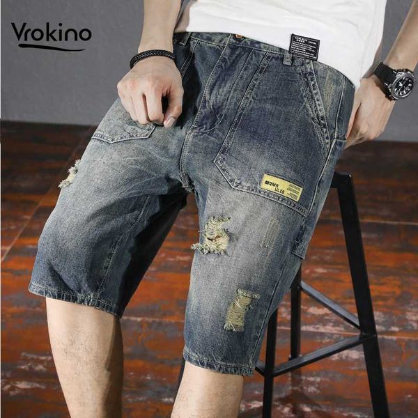 men's shorts 2021 in summer thin denim fashionable high-quality vintage blue short jeans large size 28-42, White;black
men's shorts 2021 in summer thin denim fashionable high-quality vintage blue short jeans large size 28-42, White;black