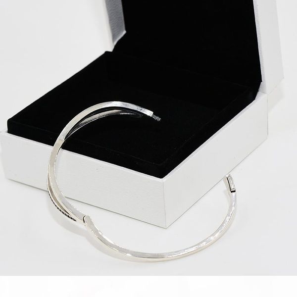 new arrival 925 sterling silver entwined bangle bracelet original box for designer cz diamond women wedding gift jewelry bracelet set, Black
new arrival 925 sterling silver entwined bangle bracelet original box for designer cz diamond women wedding gift jewelry bracelet set, Black