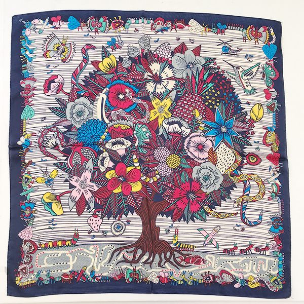 70*70cm luxury women silk scarf fashion star elegant floral square scarf small handle bag ribbons ladies headband hair tie band, Blue;gray
70*70cm luxury women silk scarf fashion star elegant floral square scarf small handle bag ribbons ladies headband hair tie band, Blue;gray