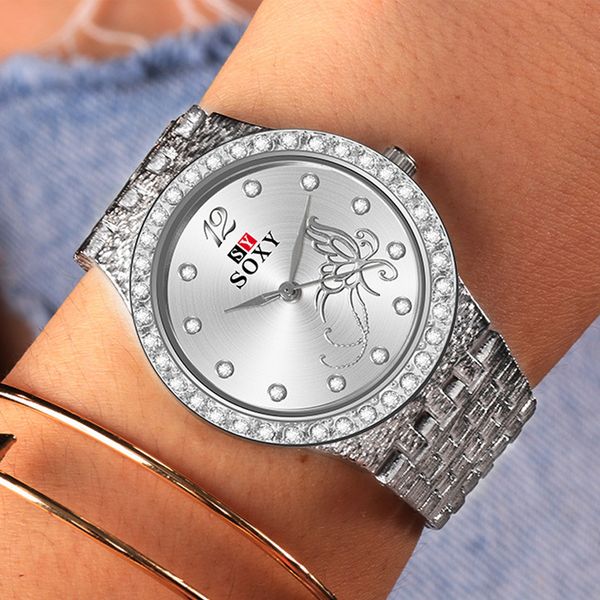 new exquisite ladies watch fashion crystal women's silver watches luxury women bracelet watch 2020 flower butterfly female clock, Slivery;brown
new exquisite ladies watch fashion crystal women's silver watches luxury women bracelet watch 2020 flower butterfly female clock, Slivery;brown
