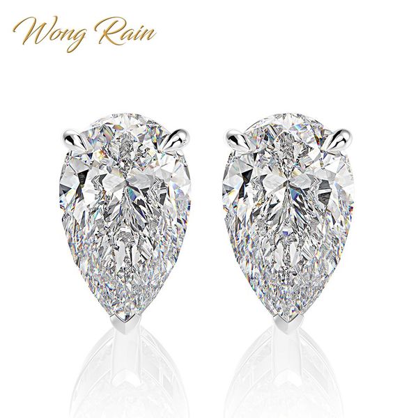 wong rain classic 100% 925 sterling silver pear created moissanite gemstone ear studs white gold earrings fine jewelry wholesale, Golden
wong rain classic 100% 925 sterling silver pear created moissanite gemstone ear studs white gold earrings fine jewelry wholesale, Golden