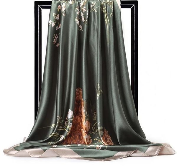 silk scarf women print hair neck square scarves office ladies shawl bandanna 90*90cm muslim hijab handkerchief muffler foulard, Blue;gray
silk scarf women print hair neck square scarves office ladies shawl bandanna 90*90cm muslim hijab handkerchief muffler foulard, Blue;gray