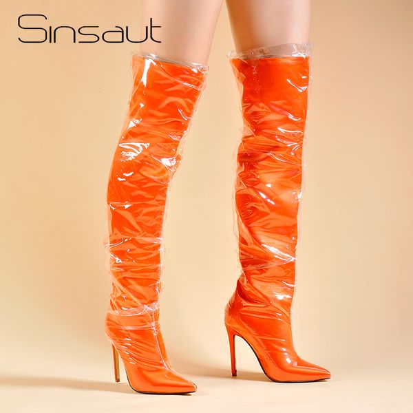 sinsaut shoes women thigh high boots thick sponge inside over the knee waterproof boots perspex winter warm high orange, Black
sinsaut shoes women thigh high boots thick sponge inside over the knee waterproof boots perspex winter warm high orange, Black