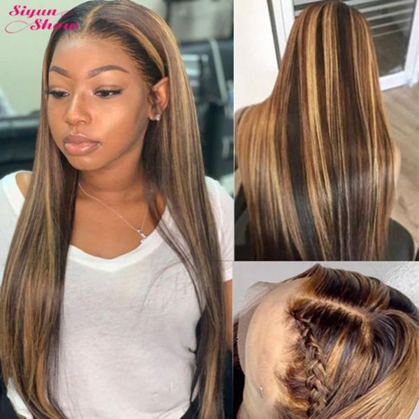 lace wigs 30 inch highlight front human hair brazilian straight p4/27 ombre wig for black women 250 density, Black;brown
lace wigs 30 inch highlight front human hair brazilian straight p4/27 ombre wig for black women 250 density, Black;brown