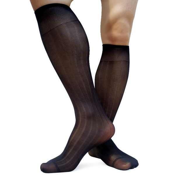 formal suit socks for men knee high elastic brand striped mens sheer thin socks see through gentlemen business tube, Black
formal suit socks for men knee high elastic brand striped mens sheer thin socks see through gentlemen business tube, Black