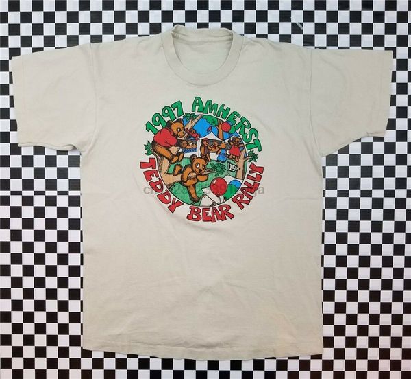 vintage 1997 amherst teddy bear rally graphic tee shirt mens medium tan men clothes tee shirt
vintage 1997 amherst teddy bear rally graphic tee shirt mens medium tan men clothes tee shirt