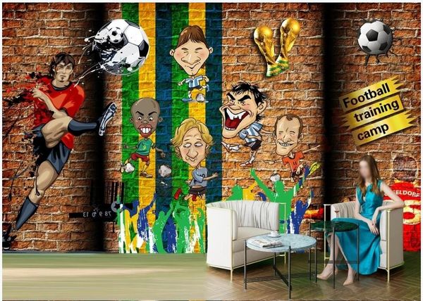 3d wallpaper custom p mural on the wall football cartoon character bar ktv tooling home decor p wallpaper for living room
3d wallpaper custom p mural on the wall football cartoon character bar ktv tooling home decor p wallpaper for living room